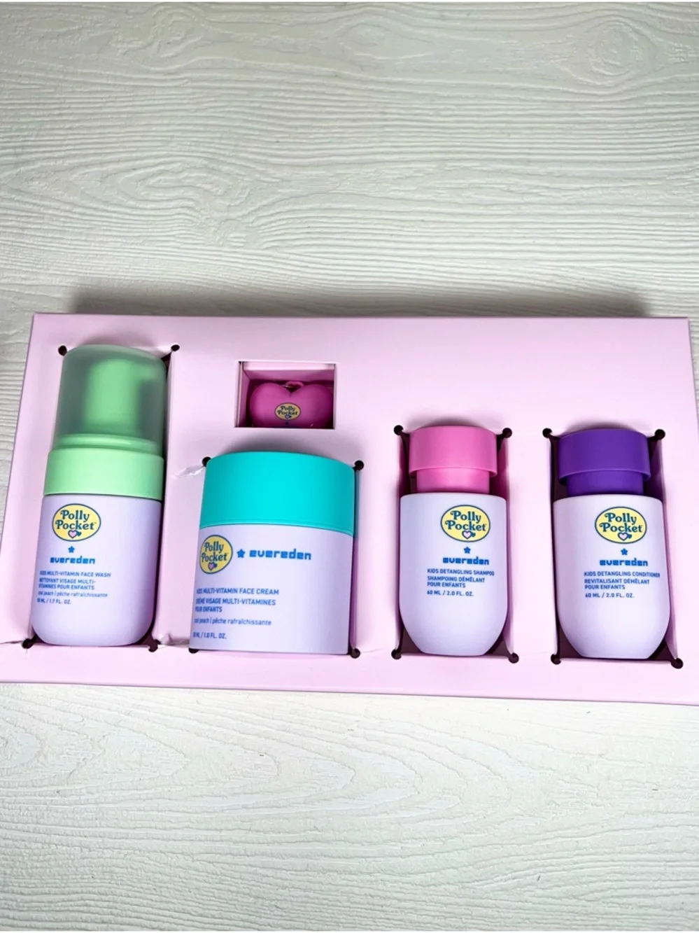Evereden X Polly Pocket Travel Size Kids Skin & Haircare Set